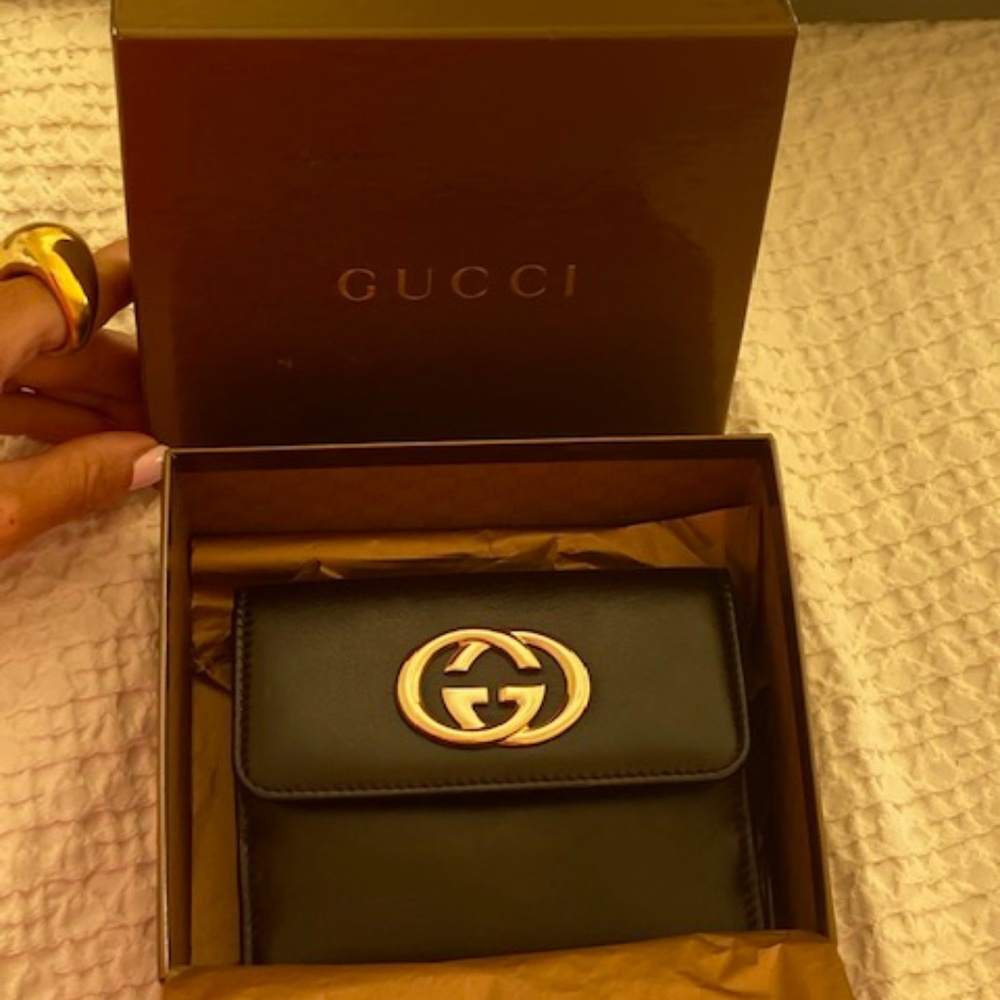 COPY - Gucci Collectors Brit Wallet NEW IN BOX Black SOLD OUT